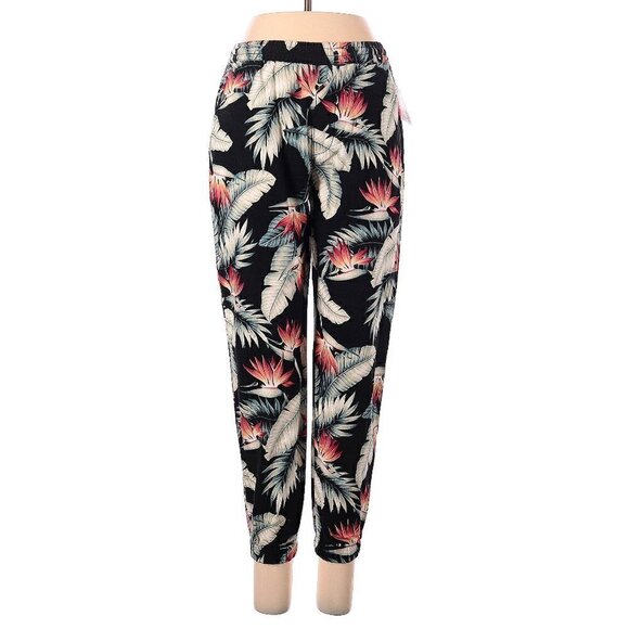 baldwin Pants - NWT Baldwin Denim Tropical Flax Blend Pull On Elastic Waist Boho Ankle Pants